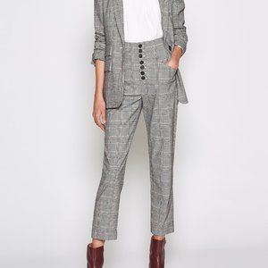 Joie Plaid Abony Pants - Size 6 - NWT